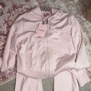 Juicy Couture Pink knit Track set
